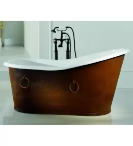  Bleu Provence Old Lavande Wanna wolnostojąca 170x76 solid copper 12070C