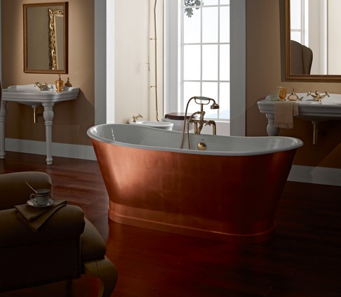 Bleu Provence Antica Wanna wolnostojąca 170x68 copper foil 7070F