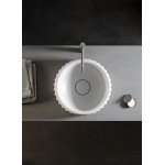 Relax Design Cupcake Umywalka stawiana ∅40 z korkiem white matt CUPCAKECC02LX01MATT
