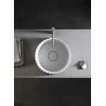 Relax Design Cupcake Umywalka stawiana ∅40 z korkiem white matt CUPCAKECC03LX01MATT