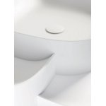 Relax Design Lvl Umywalka stawiana 60x43 z korkiem white matt LVLLX01MATT
