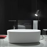Relax Design Marechiaro Wanna wolnostojąca 160x80 z korkiem white matt MARECHIAROLX01MATT