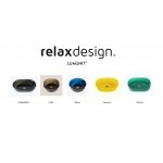  Relax Design Mua Umywalka stawiana przezroczysta z korkiem 60x42 banana MUA60BANANA