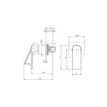 Remer Academy Bateria wannowo-natryskowa podtynkowa Chrom AY30L