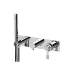 Remer Atelier Bateria natryskowa podtynkowa z zestawem natryskowym 3-drożna - element zewnętrzny Chrom AL97D3WB