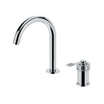 Remer Atelier Bateria umywalkowa jednouchwytowa dwuotworowa Chrom AL57