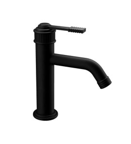 Remer Atelier Bateria umywalkowa jednouchwytowa bez korka Matt Black AL12NO