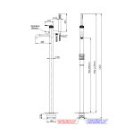 Remer Atelier Bateria wannowo-natryskowa wolnostojąca z zestawem natryskowym Oil Bronze AL08BR