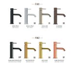 Remer Atelier Bateria wannowo-natryskowa ścienna z zestawem natryskowym Brushed Gold AL02BG