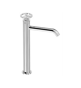 Remer Chrono Bateria umywalkowa jednouchwytowa wysoka bez korka Chrom CH11LXL