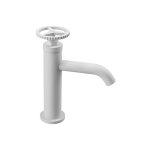 Remer Chrono Bateria umywalkowa jednouchwytowa bez korka Matt White CH12BO