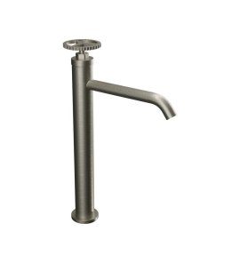 Remer Chrono Bateria umywalkowa jednouchwytowa wysoka bez korka Visual Inox CH11LXLXV