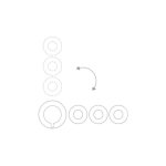 Remer Chrono Bateria wannowo-natryskowa podtynkowa 2-drożna - element zewnętrzny Brushed Black Chrome CH98D2PWBCFP