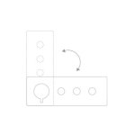 Remer Chrono Bateria wannowo-natryskowa podtynkowa 2-drożna - element zewnętrzny Chrom CH98D2WB