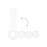 Remer Chrono Bateria wannowo-natryskowa podtynkowa 3-drożna - element zewnętrzny Shiny Gold CH98D3PWBDO