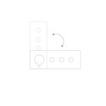 Remer Chrono Bateria wannowo-natryskowa podtynkowa 4-drożna - element zewnętrzny Brushed Gold CH98D4WBBG