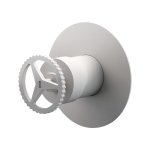 Remer Chrono Bateria wannowo-natryskowa podtynkowa Matt White CH30LBO