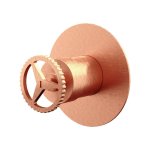 Remer Chrono Bateria wannowo-natryskowa podtynkowa Brushed Copper CH30LRP