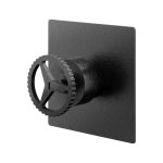 Remer Chrono Bateria wannowo-natryskowa podtynkowa Brushed Black Chrome CH30QCFP