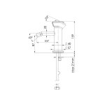 Remer Element Bateria bidetowa jednouchwytowa bez korka Chrom ET22