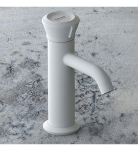 Remer Element Bateria umywalkowa jednouchwytowa bez korka Matt White ET12BO