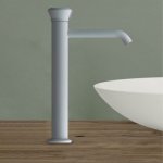 Remer Element Bateria umywalkowa jednouchwytowa bez korka Matt White ET11LXLBO