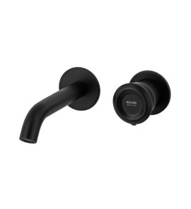 Remer Element Bateria umywalkowa jednouchwytowa 170 mm podtynkowa Matt Black ET15PNO