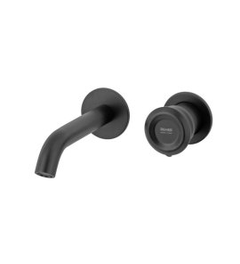 Remer Element Bateria umywalkowa jednouchwytowa 170 mm podtynkowa Brushed Black Chrome ET15PCFP