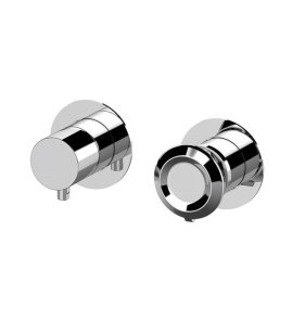 Remer Element Bateria wannowo-natryskowa podtynkowa 2-drożna - element zewnętrzny Chrom ET92ZPWB