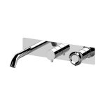 Remer Element Bateria wannowo-natryskowa podtynkowa bez zestawu natryskowego 2-drożna - element zewnętrzny Chrom ET54D2WB