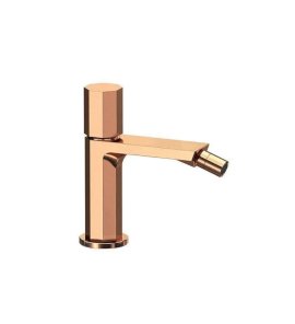 Remer Ottagono Bateria bidetowa jednouchwytowa bez korka Brushed Copper ON20RP