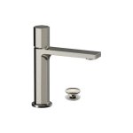 Remer Ottagono Bateria umywalkowa z korkiem klik-klak Visual Inox ON10CCXV