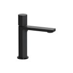 Remer Ottagono Bateria umywalkowa bez korka Matt Black ON12NO