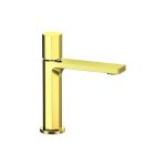 Remer Ottagono Bateria umywalkowa bez korka Shiny Gold ON12DO