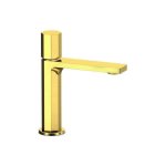Remer Ottagono Bateria umywalkowa bez korka Brushed Gold ON12BG