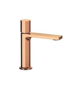 Remer Ottagono Bateria umywalkowa bez korka Brushed Copper ON12RP