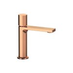 Remer Ottagono Bateria umywalkowa bez korka Brushed Copper ON12RP