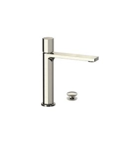 Remer Ottagono Bateria umywalkowa z korkiem klik-klak Visual Inox ON10ACCXV