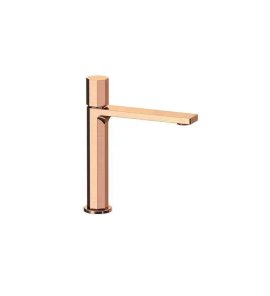 Remer Ottagono Bateria umywalkowa bez korka Brushed Copper ON12ARP