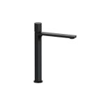 Remer Ottagono Bateria umywalkowa wysoka bez korka Matt Black ON11LXLNO