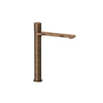 Remer Ottagono Bateria umywalkowa wysoka bez korka Oil Bronze ON11LXLBR