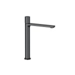 Remer Ottagono Bateria umywalkowa wysoka bez korka Brushed Black Chrome ON11LXLCFP