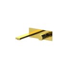 Remer Ottagono Bateria umywalkowa jednouchwytowa 205 mm podtynkowa Shiny Gold ON15WBDO