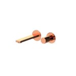 Remer Ottagono Bateria umywalkowa jednouchwytowa 205 mm podtynkowa - element zewnętrzny Brushed Copper ON15PWBRP