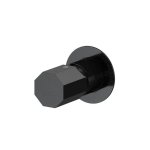 Remer Ottagono Bateria wannowo-natryskowa podtynkowa Brushed Black Chrome ON30LCFP