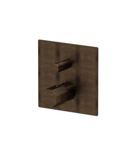 Remer Ottagono Bateria wannowo-natryskowa podtynkowa 2-drożna Oil Bronze ON09HLBR