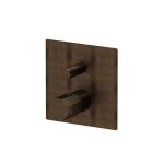 Remer Ottagono Bateria wannowo-natryskowa podtynkowa 2-drożna Oil Bronze ON09HLBR