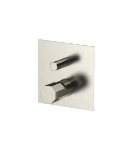 Remer Ottagono Bateria wannowo-natryskowa podtynkowa 2-drożna Visual Inox ON09HLXV