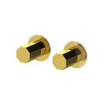 Remer Ottagono Bateria wannowo-natryskowa podtynkowa 2-drożna - element zewnętrzny Shiny Gold ON92ZPWBDO