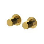 Remer Ottagono Bateria wannowo-natryskowa podtynkowa 2-drożna - element zewnętrzny Brushed Gold ON92ZPWBBG